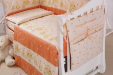 Дитячий постільний комплект 7 ел. Twins Comfort New 4051-C-118, Іграшки теракотові
